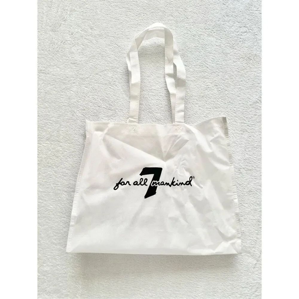Seven for all mankind whiteโand black tote bag ๏ฟผ